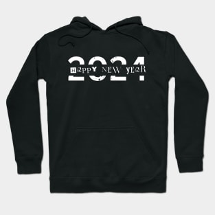 "Cheers to 2024: A Year of Joy, Growth, and Endless Possibilities!" Hoodie